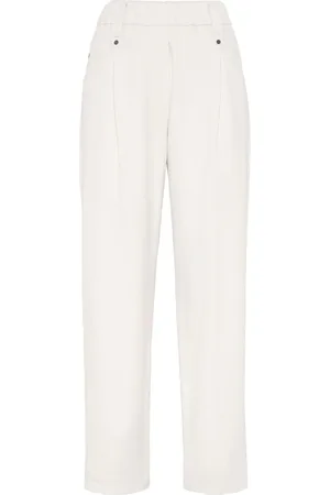 Brunello Cucinelli Pantalones rectos con bolsillos