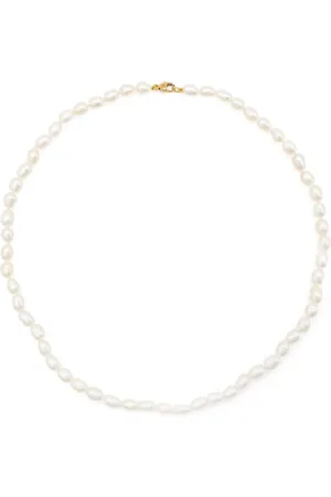 Adina Reyter Collar Chunky Seed en oro amarillo de 14 ct con perlas