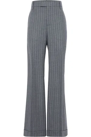 Brunello Cucinelli Pantalones a rayas diplomáticas