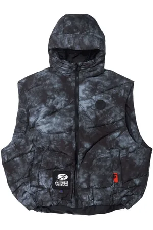 A Bathing Ape Top sin mangas con cremallera