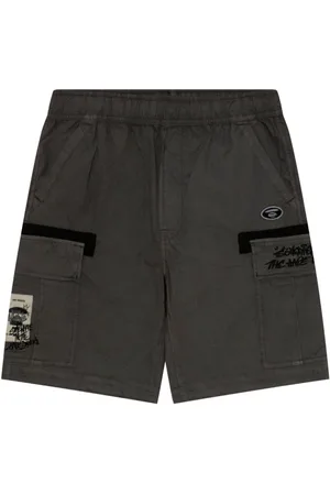 A Bathing Ape Bermudas cargo con aplique del logo