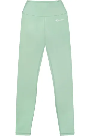 Sporty & Rich Leggins Runner Script con logo estampado