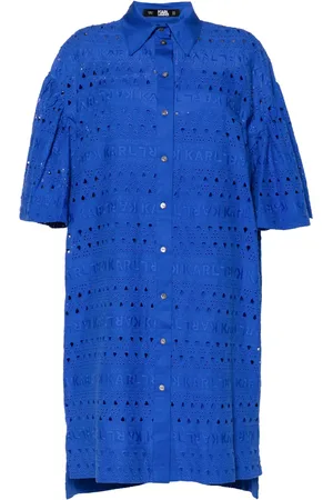 Karl Lagerfeld Vestido camisero bordado