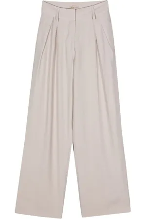 BLANCA Pantalones anchos revestidos