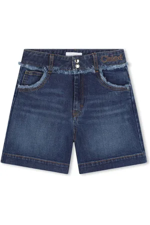 Chloé Pantalones vaqueros cortos con logo bordado