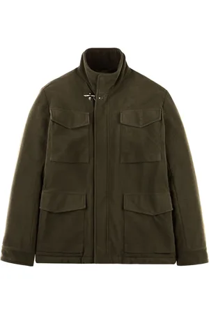 FAY Chaqueta estilo militar de pana