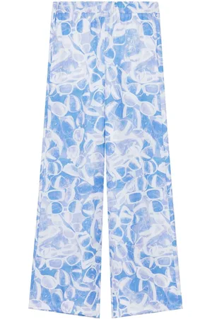 Stella McCartney Pantalones de pijama con estampado de gafas de sol