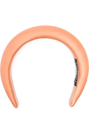 Patou Diadema de satén con charm del logo