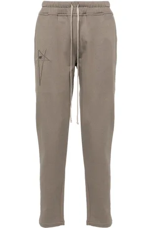 Rick Owens Pantalones de chándal con motivo bordado