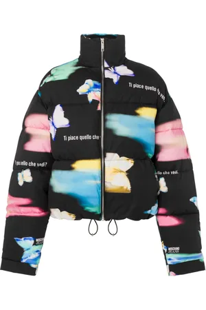 Moschino Plumífero con estampado gráfico