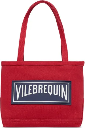 Vilebrequin Bolso de playa con aplique del logo