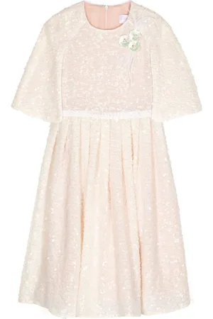 Eirene Vestido plisado con lentejuelas