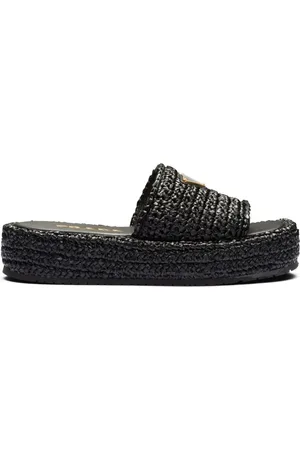 Prada Sandalias con placa del logo