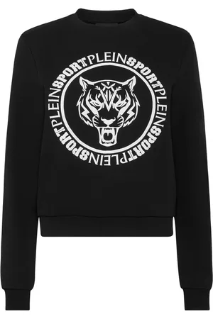 Philipp Plein Sudadera con motivo de tigre