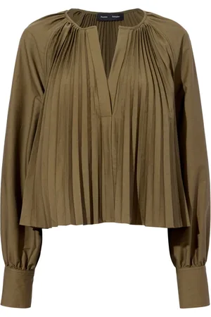 Proenza Schouler Blusa Monica con pliegues