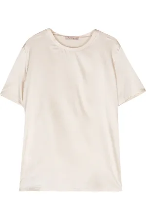 BLANCA Camiseta con cuello redondo
