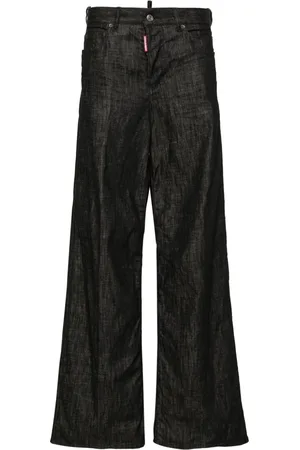 Dsquared2 Vaqueros anchos Traveler de talle medio