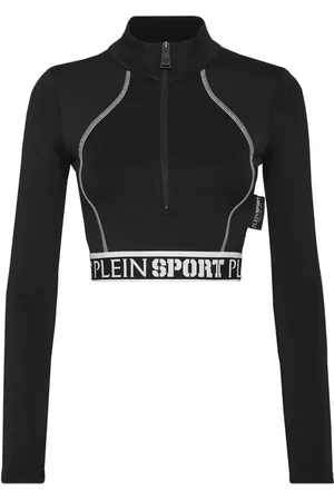 Philipp Plein Top corto con banda del logo