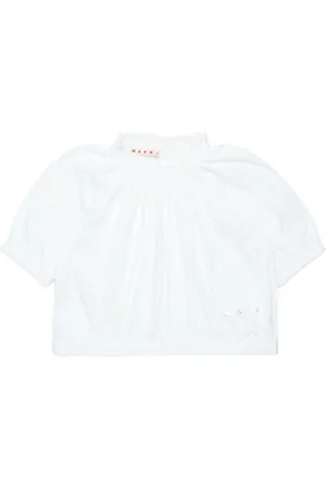 Marni Camiseta con volantes en el cuello