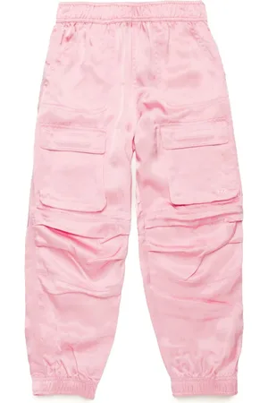 Diesel Pantalones cargo con bordado Oval D