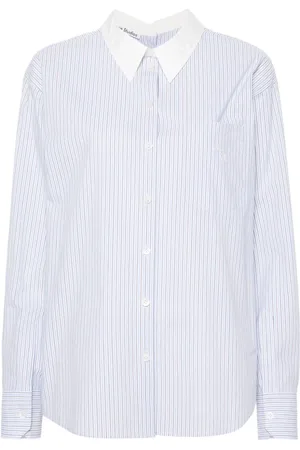 Acne Studios Camisa con logo bordado y botones