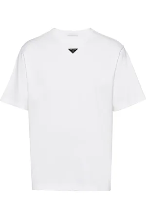 Prada Camiseta con logo triangular
