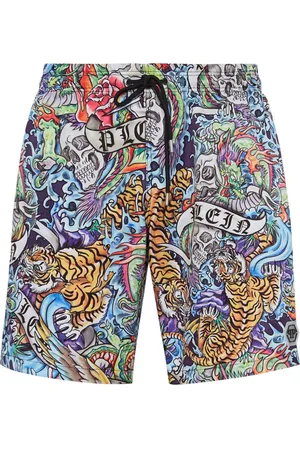 Philipp Plein Bañador con estampado Tattoo
