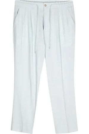 MAN ON THE BOON. Pantalones rectos con cordones