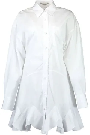 Stella McCartney Vestido godet camisero corto