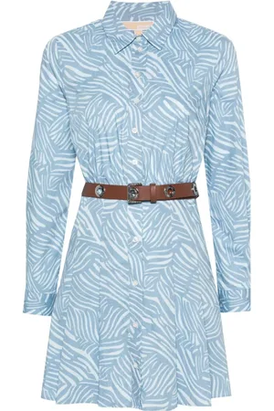 Michael Kors Vestido corto con motivo de cebra
