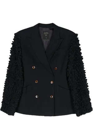 Jean Paul Gaultier Blazer con detalle de volantes 1990