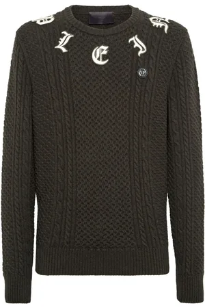 Philipp Plein Jersey de punto de ochos con logo