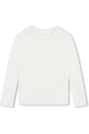 Chloé Camiseta con logo bordado