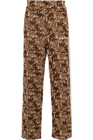 Palm Angels Pantalones de chándal Camo con logo bordado