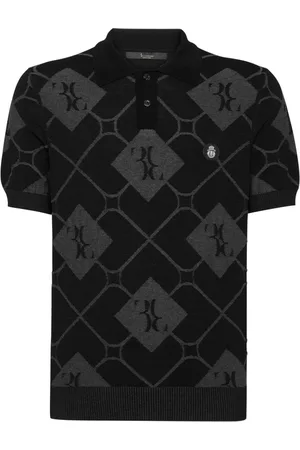 BILLIONAIRE Polo de punto en intarsia