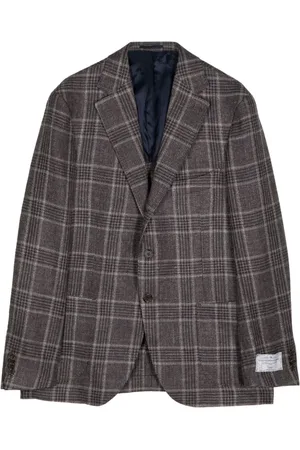 MAN ON THE BOON. Blazer a cuadros