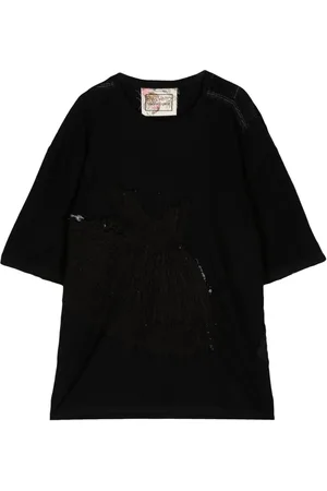 BY WALID Camiseta Sinbad con diseño patchwork