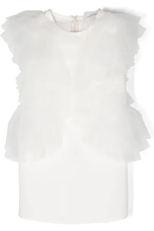 Patrizia Pepe Girl Vestido con volantes