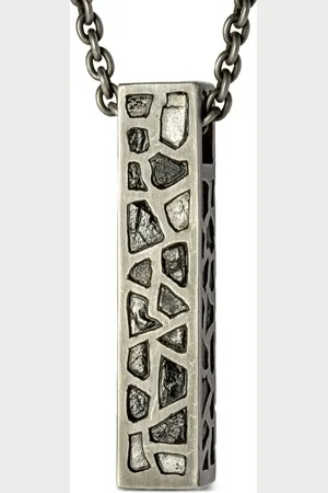 PARTS OF FOUR Collar Cuboid con colgante de diamante
