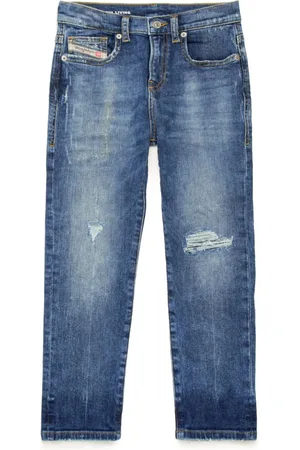 Diesel Vaqueros slim de talle medio