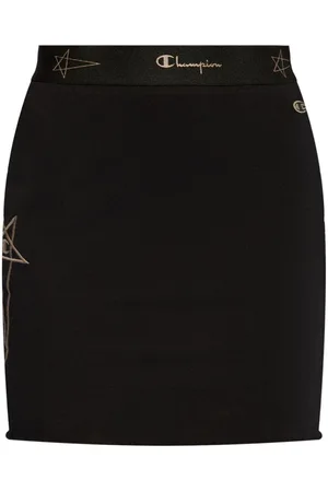 Rick Owens Minifalda Sacrimini con logo bordado