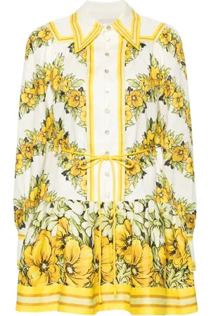 ALÉMAIS Vestido corto Gisela con estampado floral