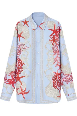 VERSACE Camisa Barocco Sea reversible