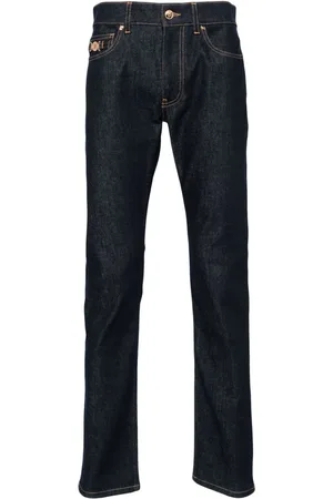 VERSACE Vaqueros slim de talle medio