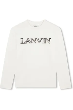 Lanvin Camiseta con logo bordado