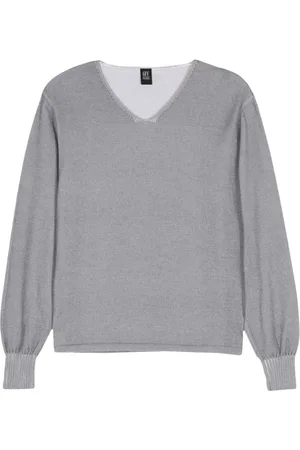 Gianfranco Ferré Jersey de punto con cuello en V 2000