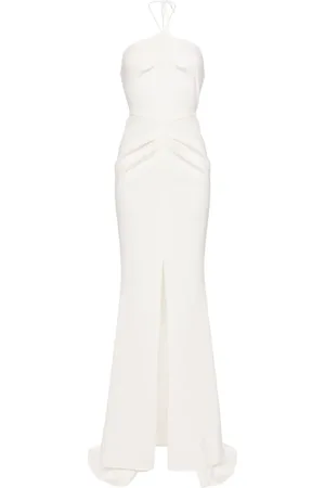 MATICEVSKI Vestido largo con cuello halter