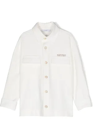 Paolo Pecora Sobrecamisa con logo estampado