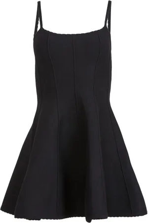 FLEUR DU MAL Vestido acampanado con diseño de corsé