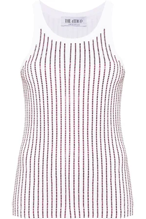 The Attico Top con detalle de cristales